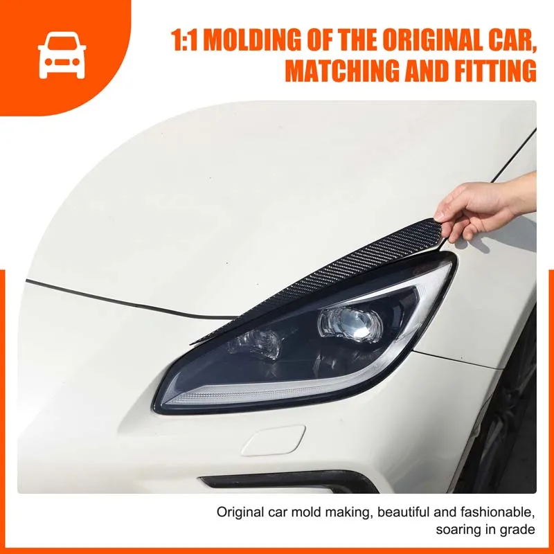 For Subaru BRZ 22-25 Soft Carbon Fiber Car Front Headlight Eyelids Cover Decoration Stickers Car Accessories
For Subaru BRZ 22-25 Soft Carbon Fiber Car Front Headlight Eyelids Cover Decoration Stickers Car Accessories