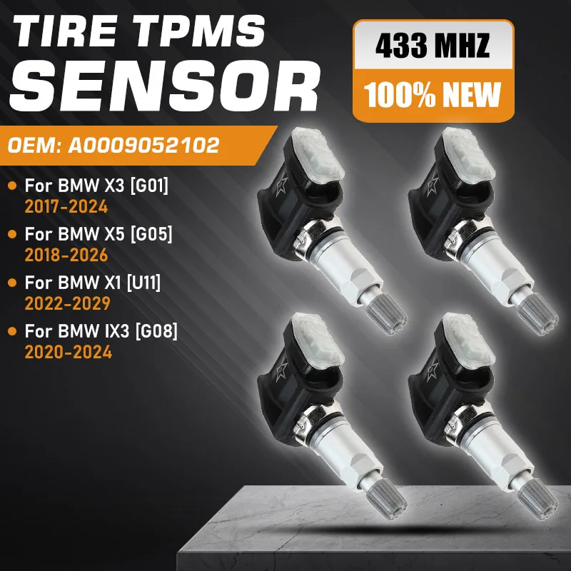 Датчик давления в автомобильных шинах для BMW X3 G01 2017-2024 BMW X5 G05 2018-2026 TPMS BMW X1 U11 2022-2029 BMW IX3 G08 2020-2024
Датчик давления в автомобильных шинах для BMW X3 G01 2017-2024 BMW X5 G05 2018-2026 TPMS BMW X1 U11 2022-2029 BMW IX3 G08 2020-2024