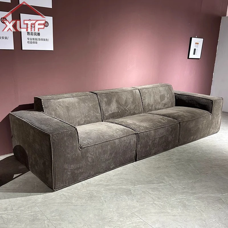 Modern Xiangling Three Seat Italian Minimalism Vacuum Compression Module Sofa Fabric Tofu Block Sponge Shaped Furniture Sofa
Modern Xiangling Three Seat Italian Minimalism Vacuum Compression Module Sofa Fabric Tofu Block Sponge Shaped Furniture Sofa