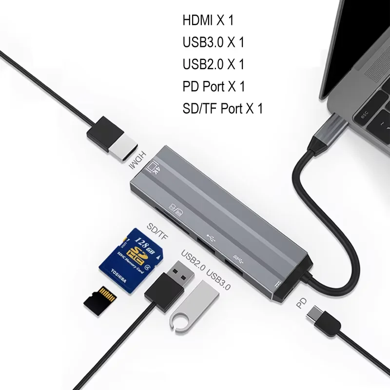 USB HUB C HUB to Multi USB 3.0 HDMI Adapter Dock for MacBook Pro Accessories USB-C Type C 3.1 Splitter 3 Port USB C HUB
USB HUB C HUB to Multi USB 3.0 HDMI Adapter Dock for MacBook Pro Accessories USB-C Type C 3.1 Splitter 3 Port USB C HUB