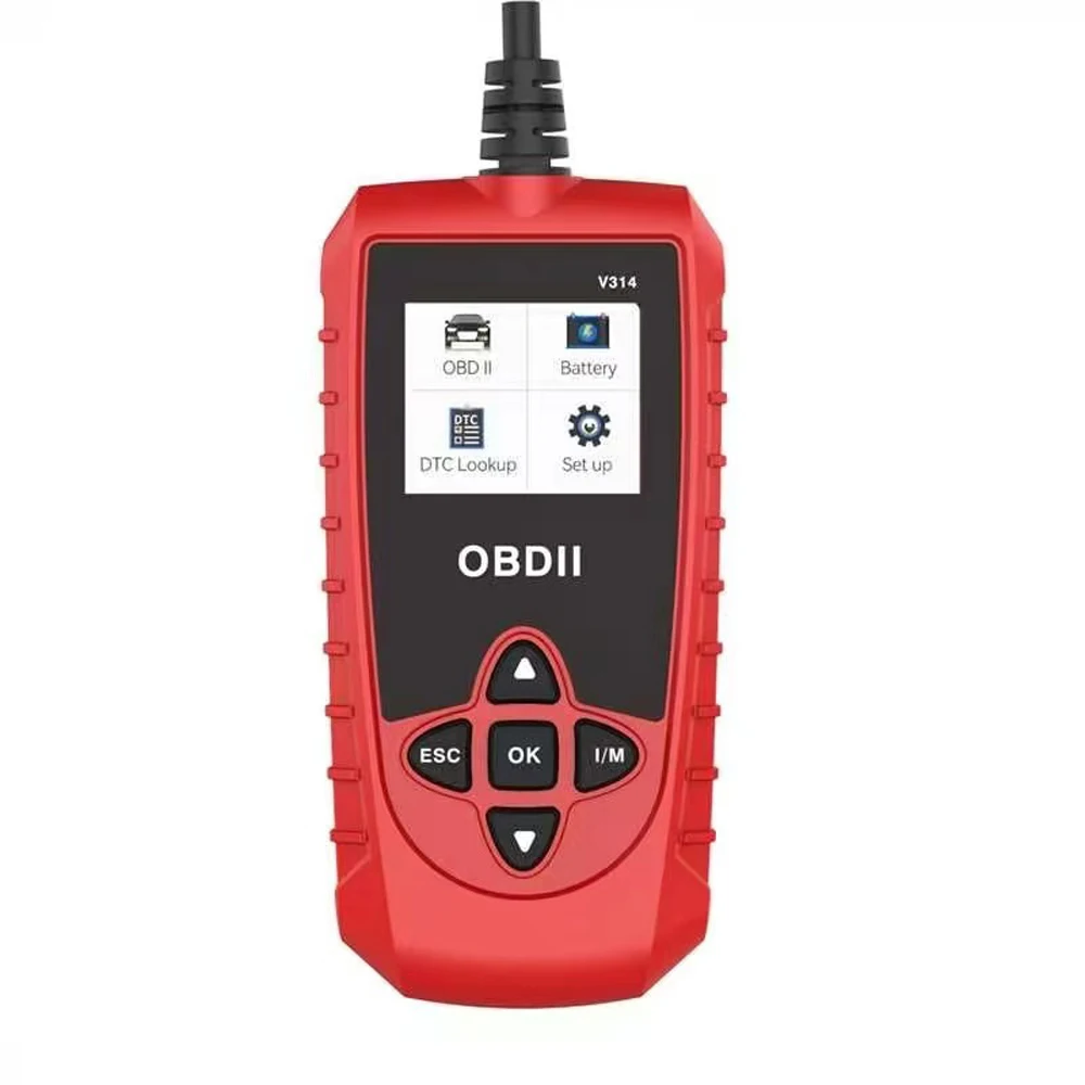 V314 Автомобильный диагностический сканер OBD2 Считыватель кодов Автоматическая проверка сканера неисправностей двигателя Диагностическое оборудование
V314 Автомобильный диагностический сканер OBD2 Считыватель кодов Автоматическая проверка сканера неисправностей двигателя Диагностическое оборудование