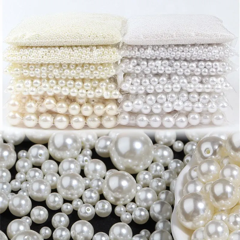 Ivory Imitation Pearl Beads Acrylic ABS 3mm 16mm Loose Craft Beads with Hole for DIY Bracelet Jewelry Making Supplies
Ivory Imitation Pearl Beads Acrylic ABS 3mm 16mm Loose Craft Beads with Hole for DIY Bracelet Jewelry Making Supplies