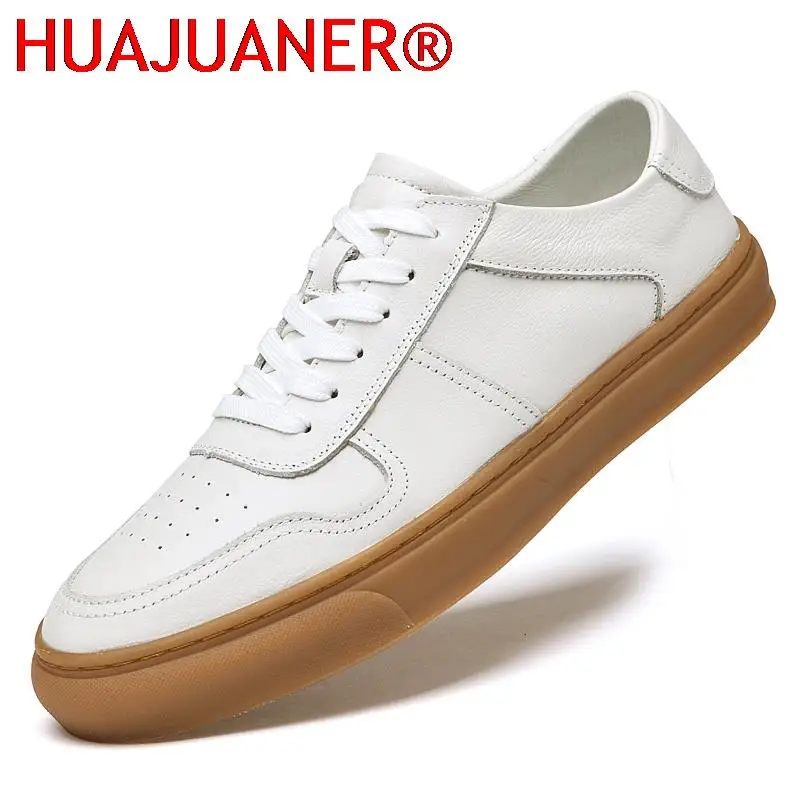 Spring Autumn New White Shoes Men Shoes Genuine Leather Mens Casual Shoes Brand Fashion Sneakers Street Cool Man Flat Footwear
Spring Autumn New White Shoes Men Shoes Genuine Leather Mens Casual Shoes Brand Fashion Sneakers Street Cool Man Flat Footwear