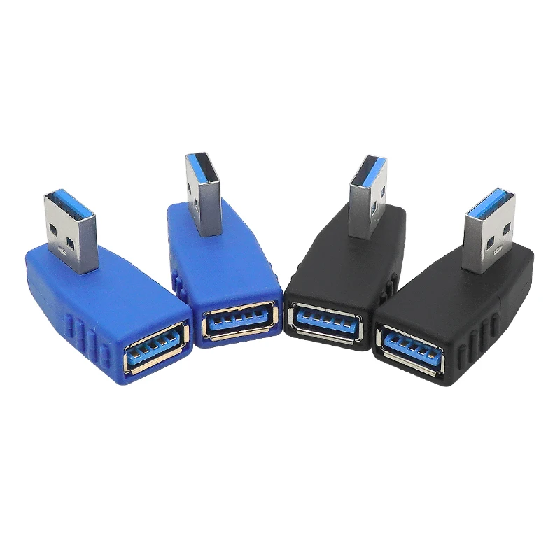 5pcs USB 3.0 Male to Female Adapter Right Left Bend Converter Connector Plug Blue Black Color For Computer Laptop
5pcs USB 3.0 Male to Female Adapter Right Left Bend Converter Connector Plug Blue Black Color For Computer Laptop