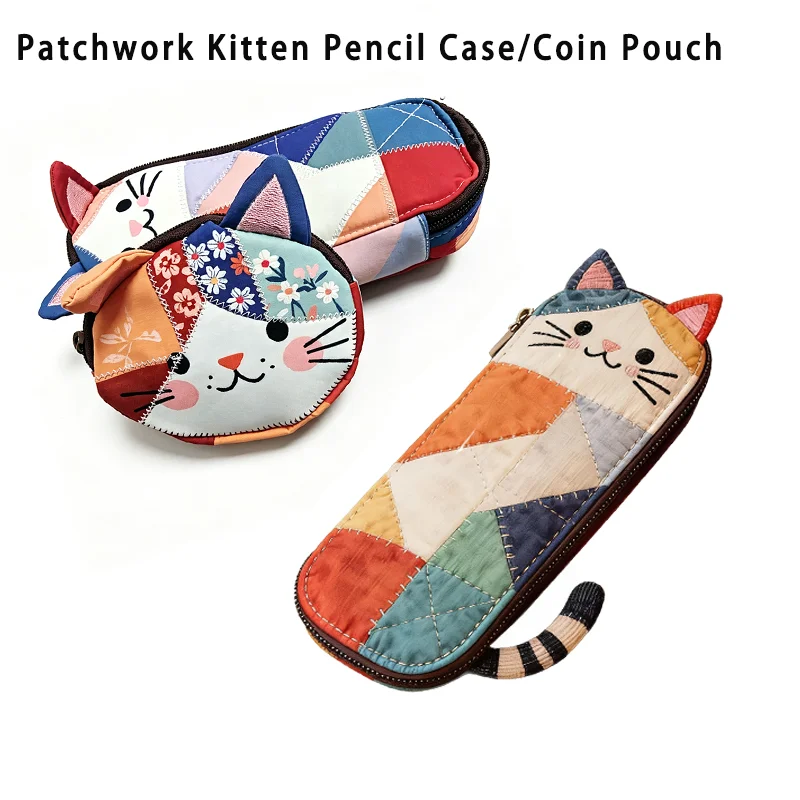 Patchwork Kitten Pencil Case | Unique and Portable Pencil Case | Pencil and Stationery Organizer | Storage Pouch
Patchwork Kitten Pencil Case | Unique and Portable Pencil Case | Pencil and Stationery Organizer | Storage Pouch