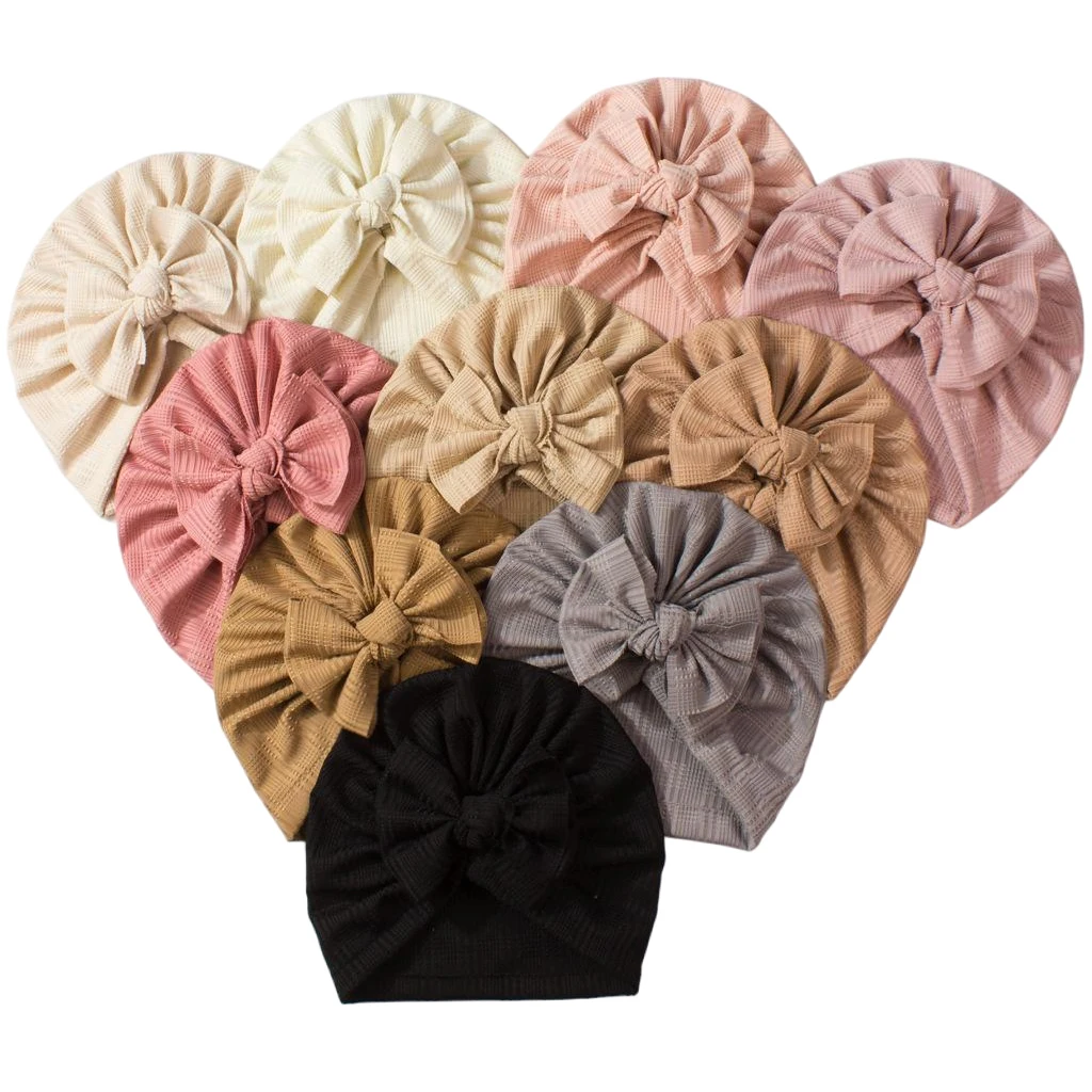 New Baby Striped Bow Bonnet Solid Color Breathable Soft Turban Hat For Infant Girls Large Bow Beanie For Photograph Headdress
New Baby Striped Bow Bonnet Solid Color Breathable Soft Turban Hat For Infant Girls Large Bow Beanie For Photograph Headdress