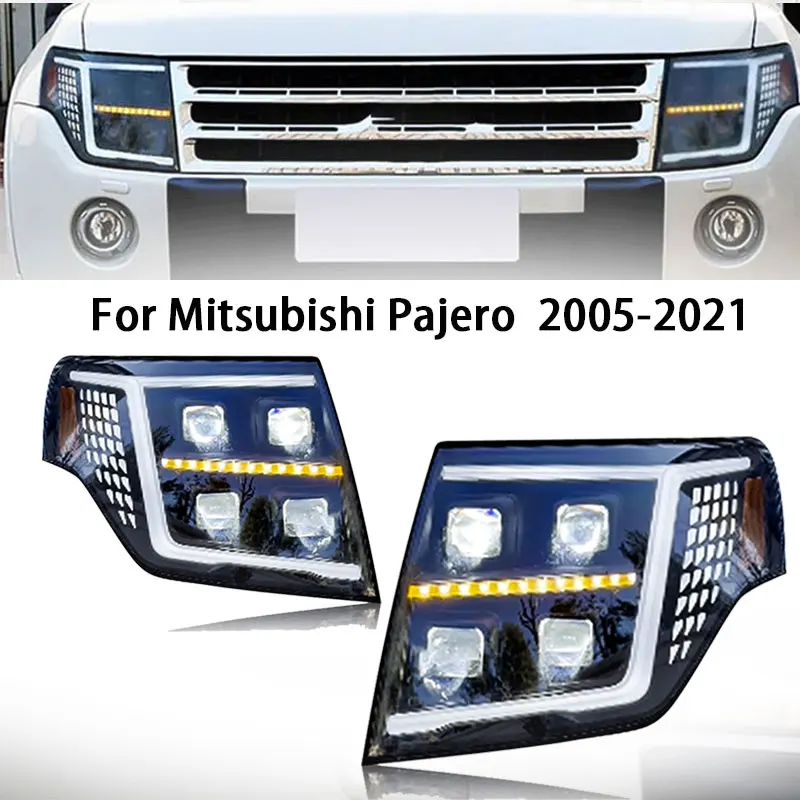 Передние фары автомобиля для Mitsubishi Pajero V93 фары 2005-2021 V97 светодиодные фары Montero V87 модифицированные автомобильные аксессуары
Передние фары автомобиля для Mitsubishi Pajero V93 фары 2005-2021 V97 светодиодные фары Montero V87 модифицированные автомобильные аксессуары