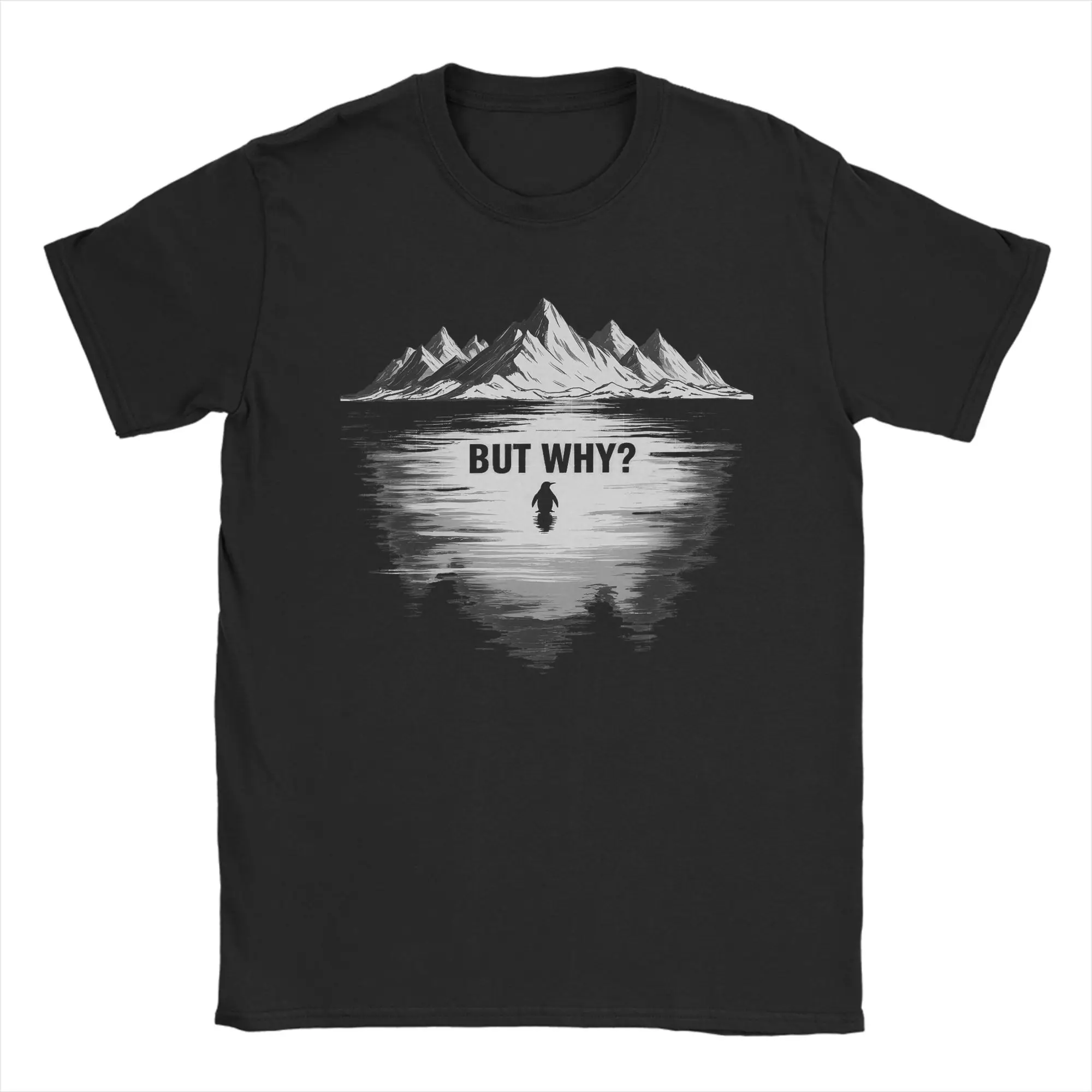Funny Penguin But Why Men's T Shirt Funny Tees Short Sleeve Round Collar T-Shirt 100% Cotton Gift Idea Clothes
Funny Penguin But Why Men's T Shirt Funny Tees Short Sleeve Round Collar T-Shirt 100% Cotton Gift Idea Clothes