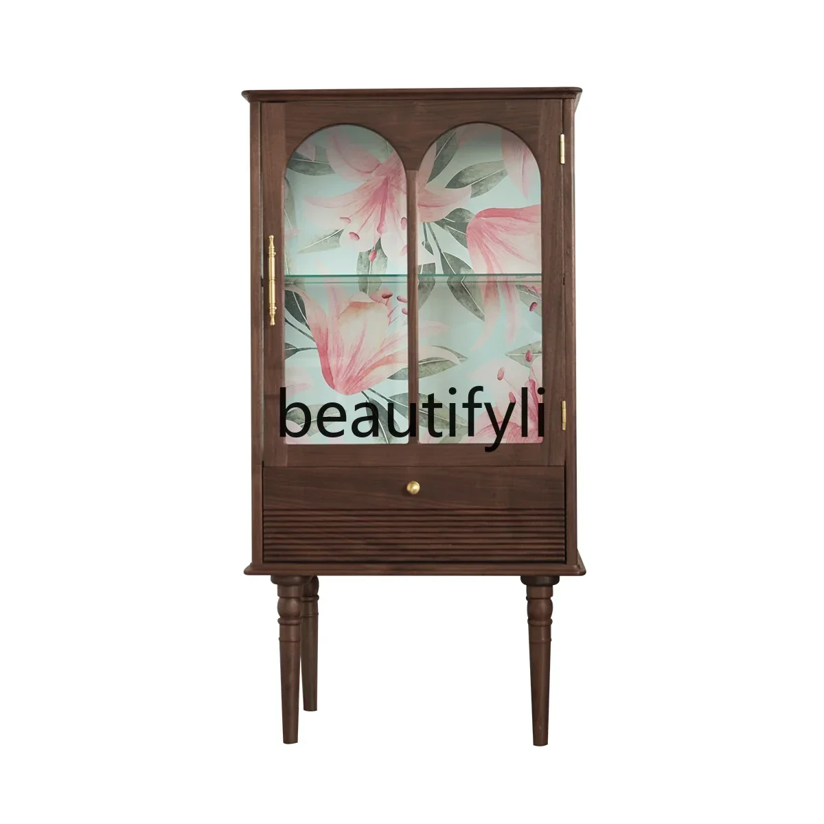ss D Display Cabinet Nordic Vintage Black Walnut Living Room Solid Wood Storage Cabinet Locker Glass Drawer Cabinet
ss D Display Cabinet Nordic Vintage Black Walnut Living Room Solid Wood Storage Cabinet Locker Glass Drawer Cabinet