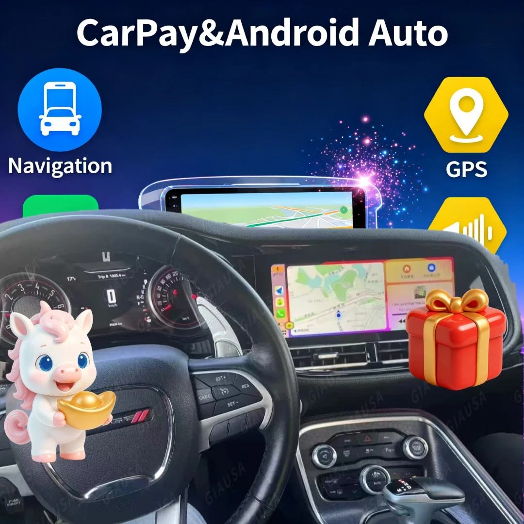 12.3 Inch Android 13 For Dodge Challenger SRT 2015-2023 Car Multimidia Player GPS Navigation Stereo head Unit dashboard Upgrade
12.3 Inch Android 13 For Dodge Challenger SRT 2015-2023 Car Multimidia Player GPS Navigation Stereo head Unit dashboard Upgrade