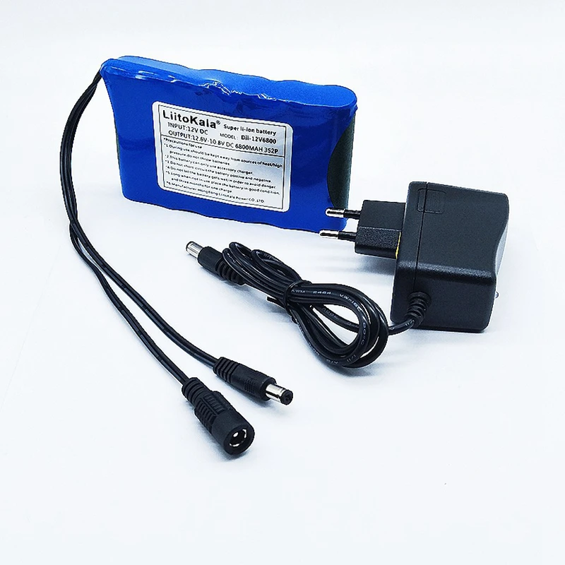 12V 6800mAh18650 Lithium Battery Pack LED Light Horn Walkie Talkie Charging Power Parts
12V 6800mAh18650 Lithium Battery Pack LED Light Horn Walkie Talkie Charging Power Parts