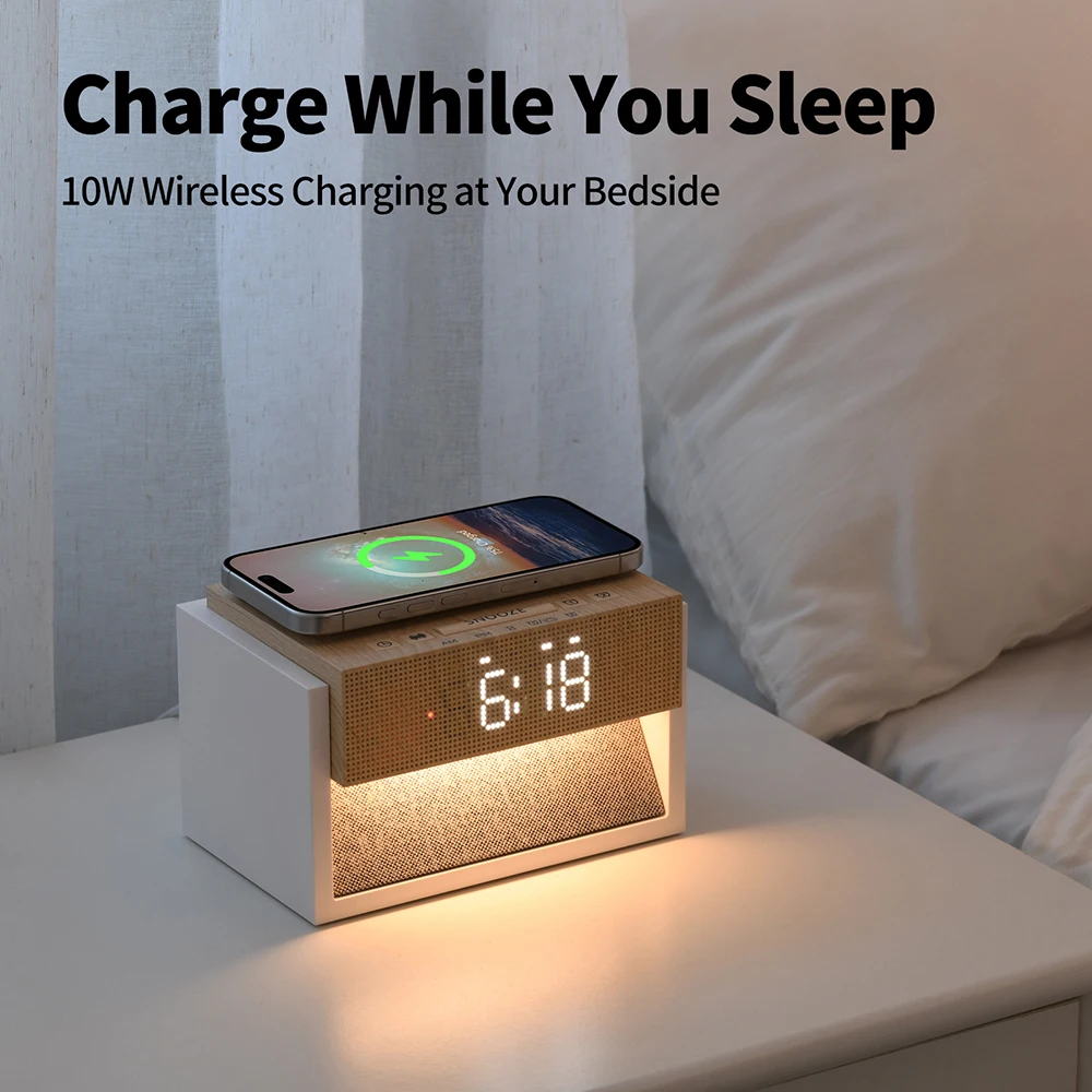 WILIT Wireless Charging Nightlight Corner Light Desk Lamp for Bedroom Head Sleep Time Alarm Clock - Multi-Function LED Night
WILIT Wireless Charging Nightlight Corner Light Desk Lamp for Bedroom Head Sleep Time Alarm Clock - Multi-Function LED Night
