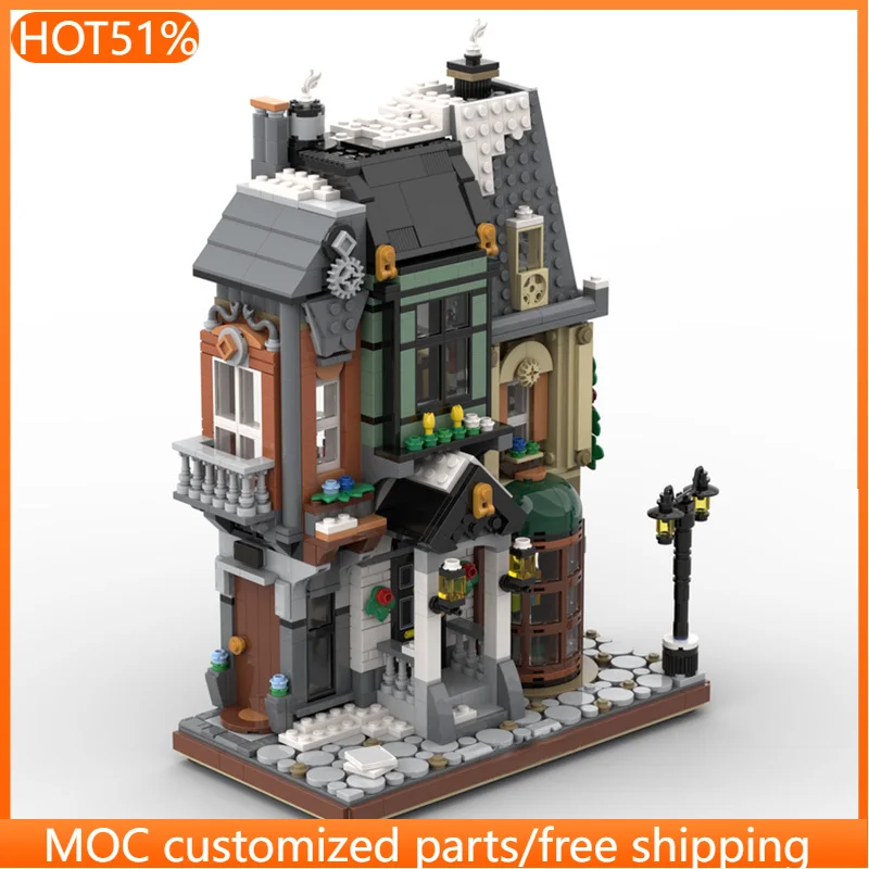 1385 PCS Urban Winter Street MOC Customize Modular Building Block Brick Simple Popular Creative Design DIY Toy Christmas Gift
1385 PCS Urban Winter Street MOC Customize Modular Building Block Brick Simple Popular Creative Design DIY Toy Christmas Gift