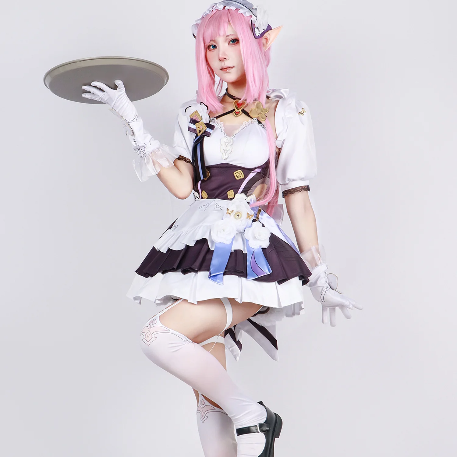 Elysia Cosplay Costume Honkai Impact 3 Carnival Maid Uniform Wig Anime Halloween Costumes Women Game
Elysia Cosplay Costume Honkai Impact 3 Carnival Maid Uniform Wig Anime Halloween Costumes Women Game