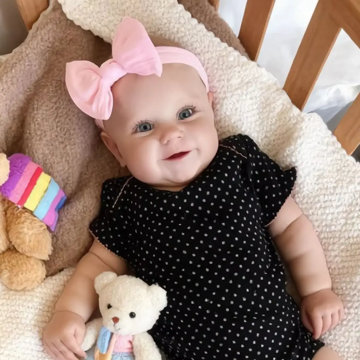 22 inch-55cm Reborn Dolls Handmade Soft Silicone Reborn Baby Doll Real Life Newborn Girl Toy Doll Child's Vinyl Birthday Gift
22 inch-55cm Reborn Dolls Handmade Soft Silicone Reborn Baby Doll Real Life Newborn Girl Toy Doll Child's Vinyl Birthday Gift