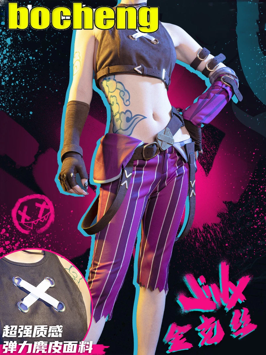League of Legends Game Cosplay Jinx Cosplay Costume Arcane LOL League of Legends Game Jinx Cosplay
League of Legends Game Cosplay Jinx Cosplay Costume Arcane LOL League of Legends Game Jinx Cosplay
