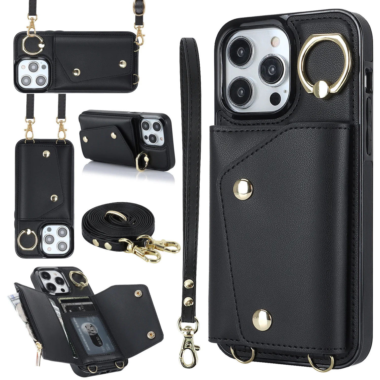 Wallet Card Pocket Crossbody Case For Samsung Galaxy S22 S23 S21 Ultra For iPhone 16 15 14 13 12 11 X XR XS Pro Max Plus Cover
Wallet Card Pocket Crossbody Case For Samsung Galaxy S22 S23 S21 Ultra For iPhone 16 15 14 13 12 11 X XR XS Pro Max Plus Cover