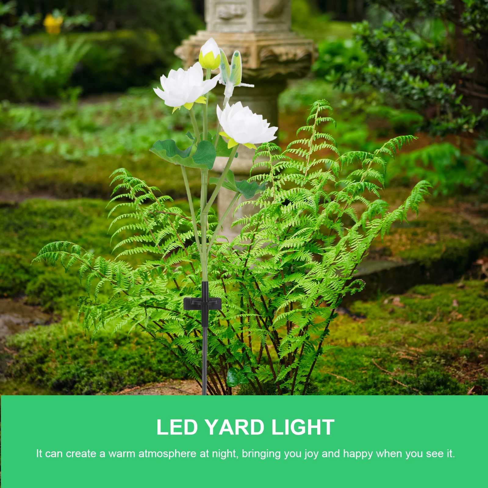 Lanterns White Scene LED Solar Flower Light Yard Lighting Outdoor Solar Lights Grass Decor Waterproof
Lanterns White Scene LED Solar Flower Light Yard Lighting Outdoor Solar Lights Grass Decor Waterproof
