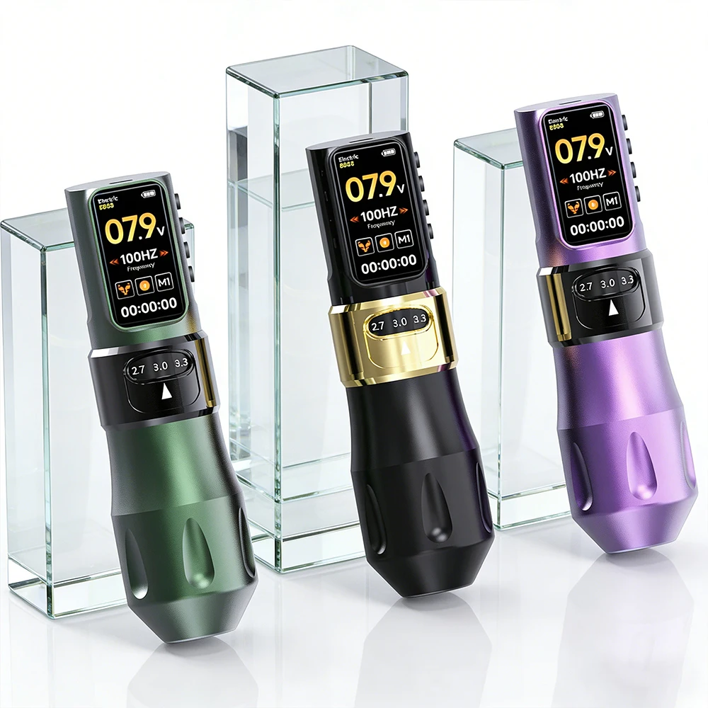 Elf PRO Wireless Tattoo Pen Machin Battery 2.4-4.2mm Adjustable Stroke Display Charge Tattoo Gun Permanent Makeup
Elf PRO Wireless Tattoo Pen Machin Battery 2.4-4.2mm Adjustable Stroke Display Charge Tattoo Gun Permanent Makeup