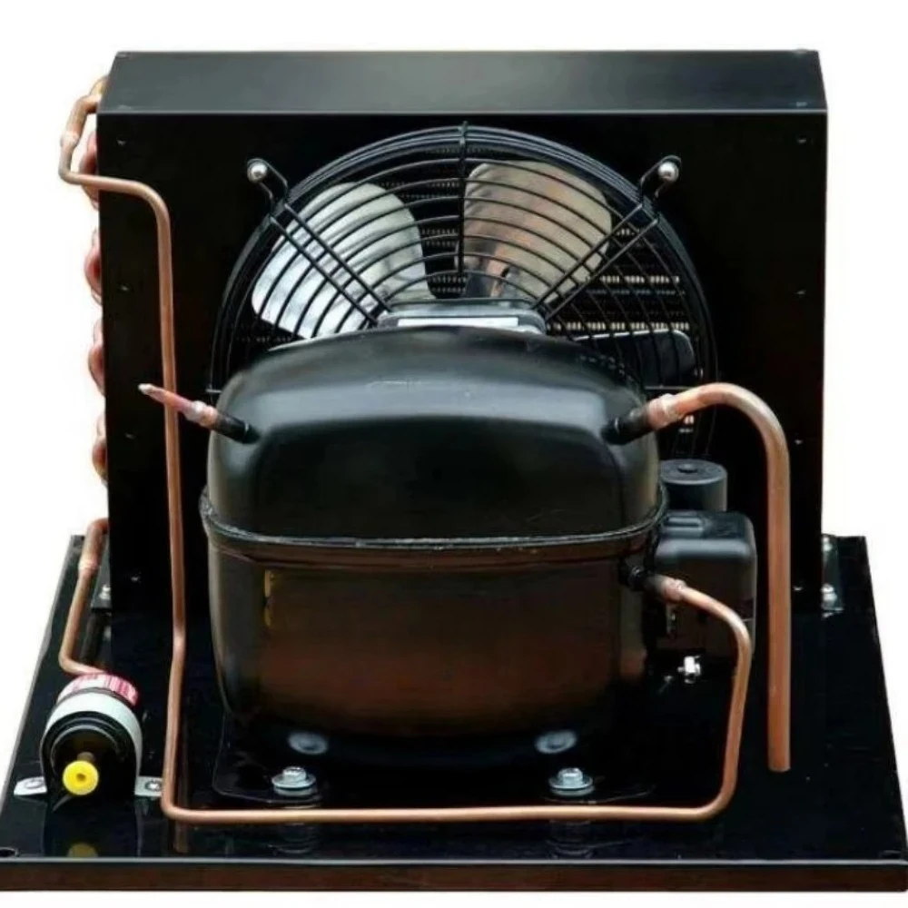 New type of condensing unit for household refrigeration 24v compressor refrigeration refrigerator parts
New type of condensing unit for household refrigeration 24v compressor refrigeration refrigerator parts