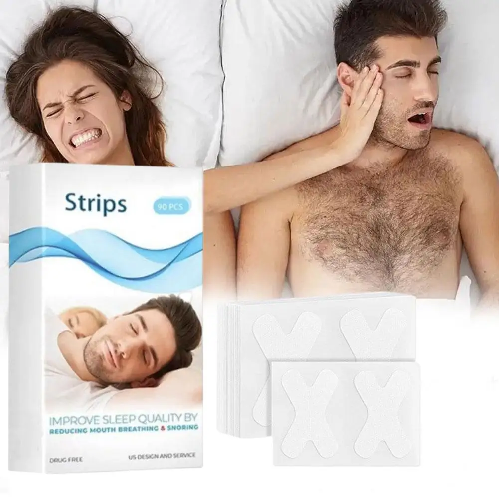 90pcs/1box Anti Stop Snoring Patch Breathe Easier Better Sticker Right Aid Good Sleeping Herbs Plaster for Adult Health Care
90pcs/1box Anti Stop Snoring Patch Breathe Easier Better Sticker Right Aid Good Sleeping Herbs Plaster for Adult Health Care