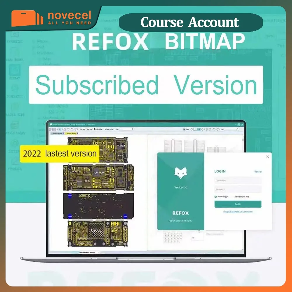 REFOX Schematic Bitmap for Motherboard Repair (iPhone & MacBook & Android Phones)