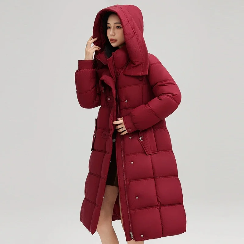 Winter Parkas Hooded Down Cotton Women Jacket Windproof Thick Warm Cotton Padded Coat Loose Female Long Snow Overcoat Outerwear
Winter Parkas Hooded Down Cotton Women Jacket Windproof Thick Warm Cotton Padded Coat Loose Female Long Snow Overcoat Outerwear