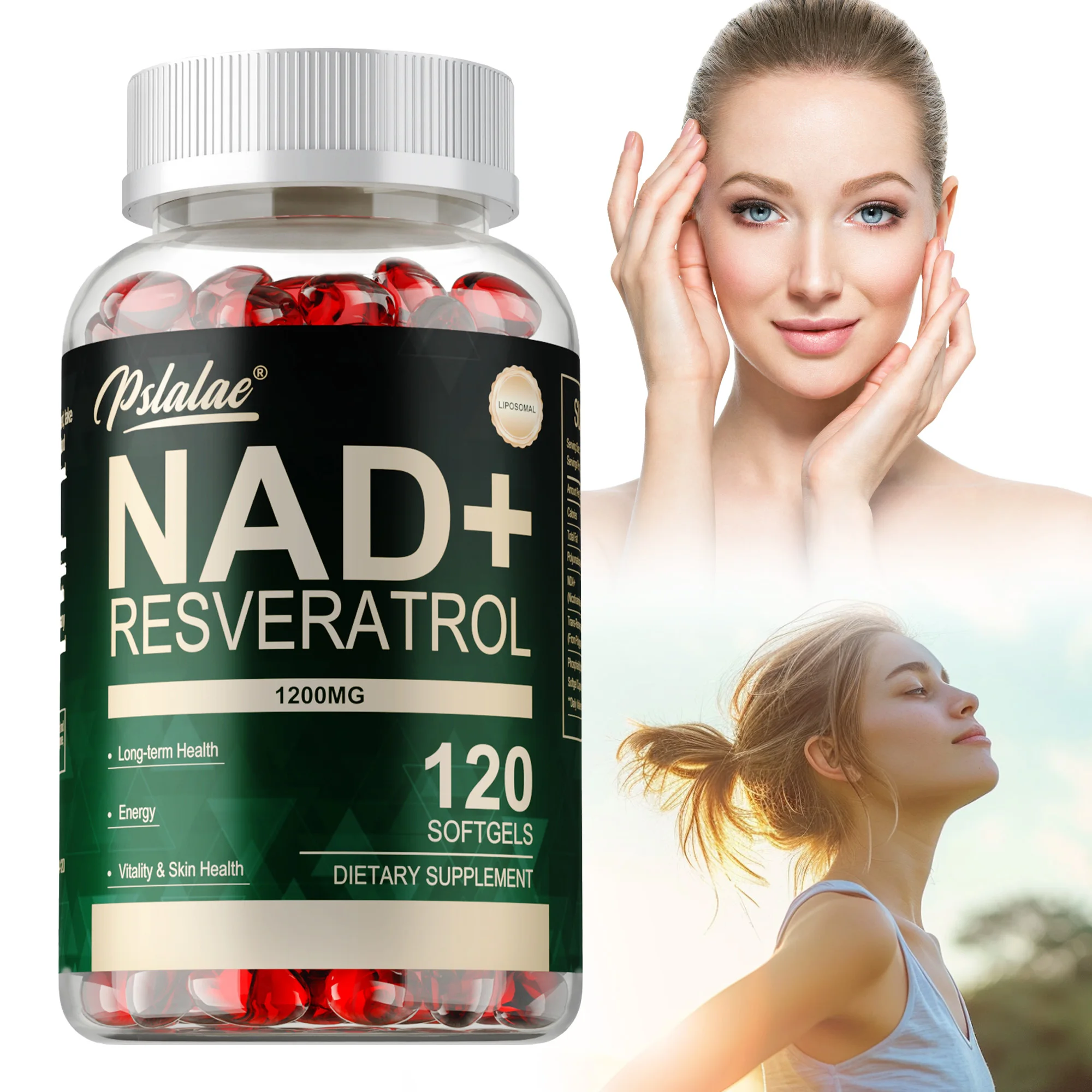Optimized NAD+ and Resveratrol Supplement - To Help Support Cell Health and Cell Repair,Natural Energy, Memory and Focus
Optimized NAD+ and Resveratrol Supplement - To Help Support Cell Health and Cell Repair,Natural Energy, Memory and Focus