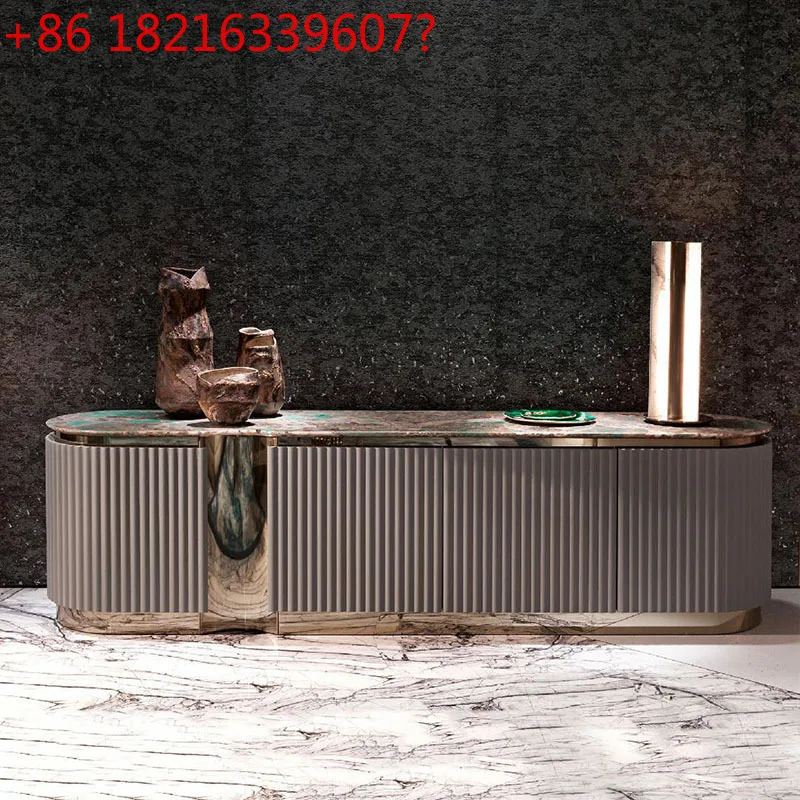 Light luxury classic mansion TV cabinet living room modern natural marble floor cabinet high-end locker
Light luxury classic mansion TV cabinet living room modern natural marble floor cabinet high-end locker