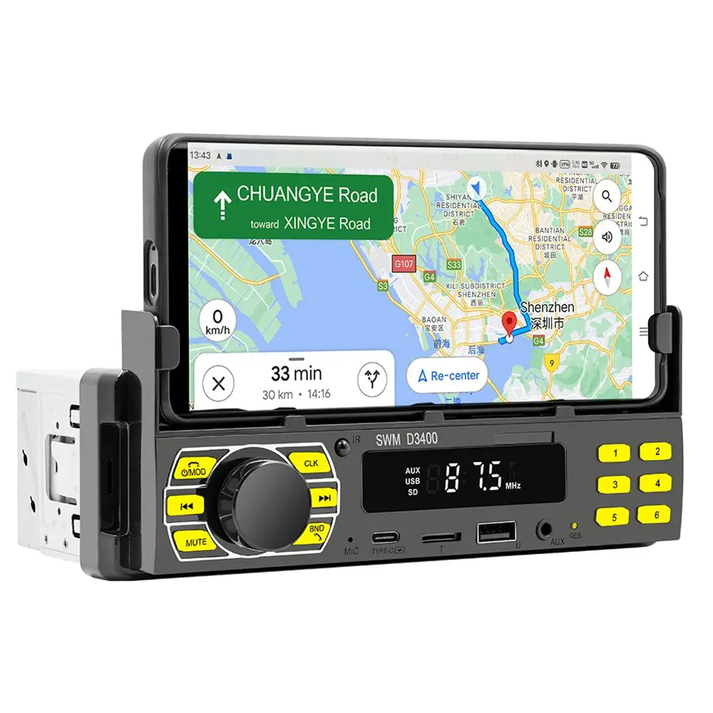 Автомобильный стереоприемник 1 DIN, Bluetooth, TF-карта, USB, AUX вход, 1din, FM-радио, один DIN, Автомобильный MP3-плеер, держатель для телефона
Автомобильный стереоприемник 1 DIN, Bluetooth, TF-карта, USB, AUX вход, 1din, FM-радио, один DIN, Автомобильный MP3-плеер, держатель для телефона