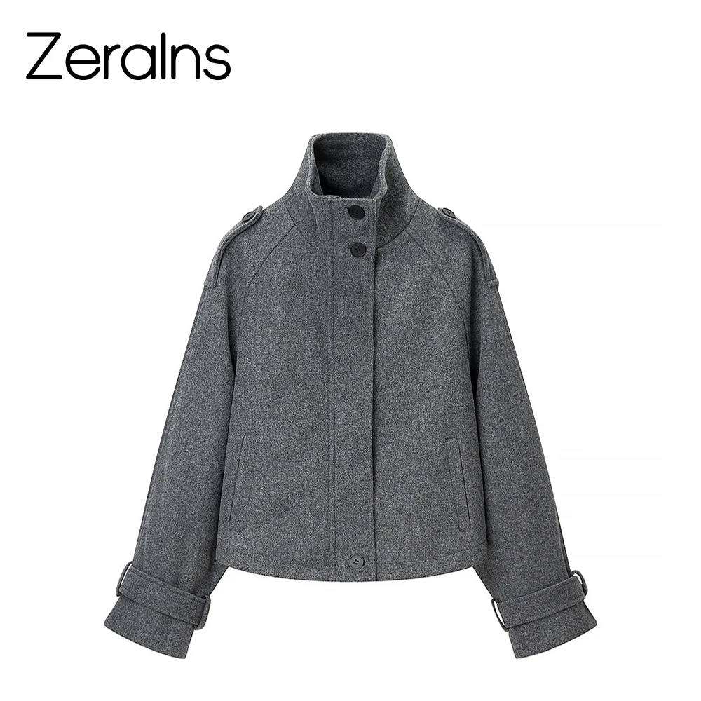 ZERAINS Autumn New Product Women's Retro Style Wide Pine Stand Collar Long Sleeve Button Suede Short Jacket Coat
ZERAINS Autumn New Product Women's Retro Style Wide Pine Stand Collar Long Sleeve Button Suede Short Jacket Coat
