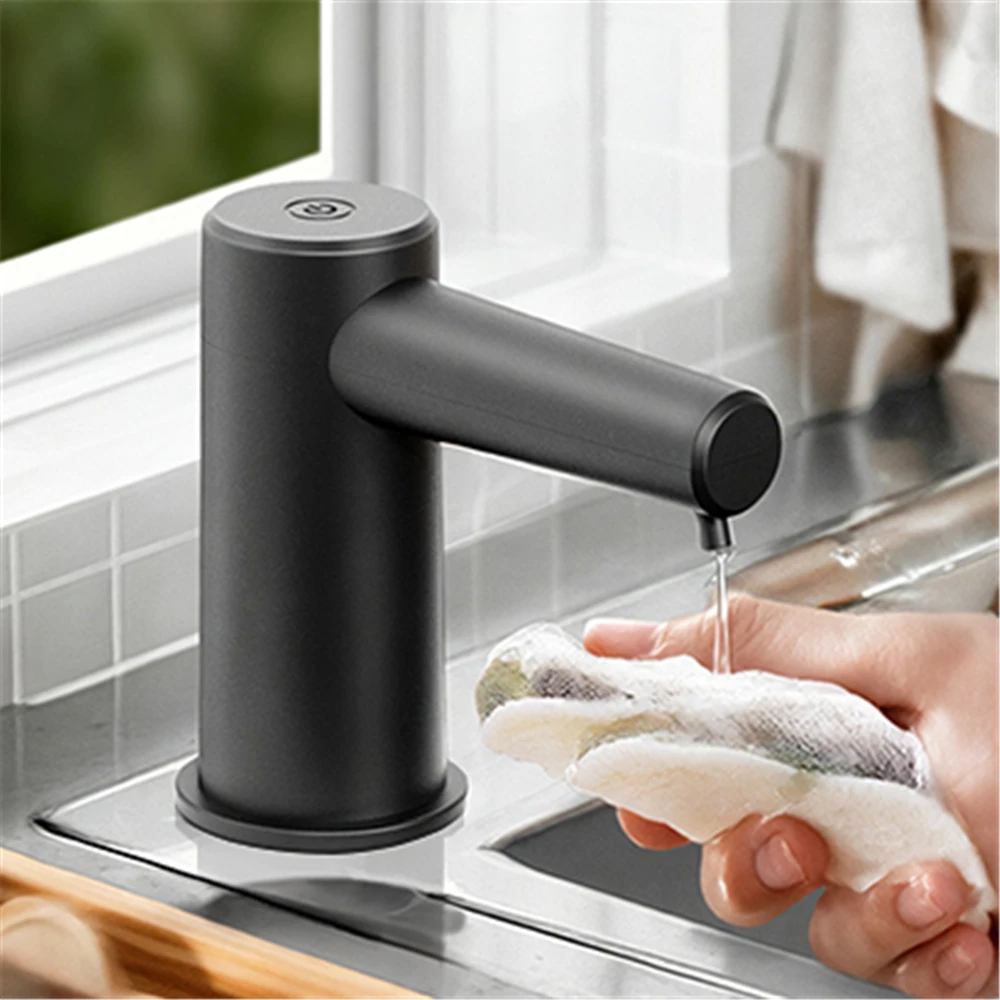Touchless Automatic Dish Soap Dispenser, Electric Bathroom Kitchen Sink Pump with 2 Gear ,100cm Extension Tube,Liquid&Foam Modes
Touchless Automatic Dish Soap Dispenser, Electric Bathroom Kitchen Sink Pump with 2 Gear ,100cm Extension Tube,Liquid&Foam Modes