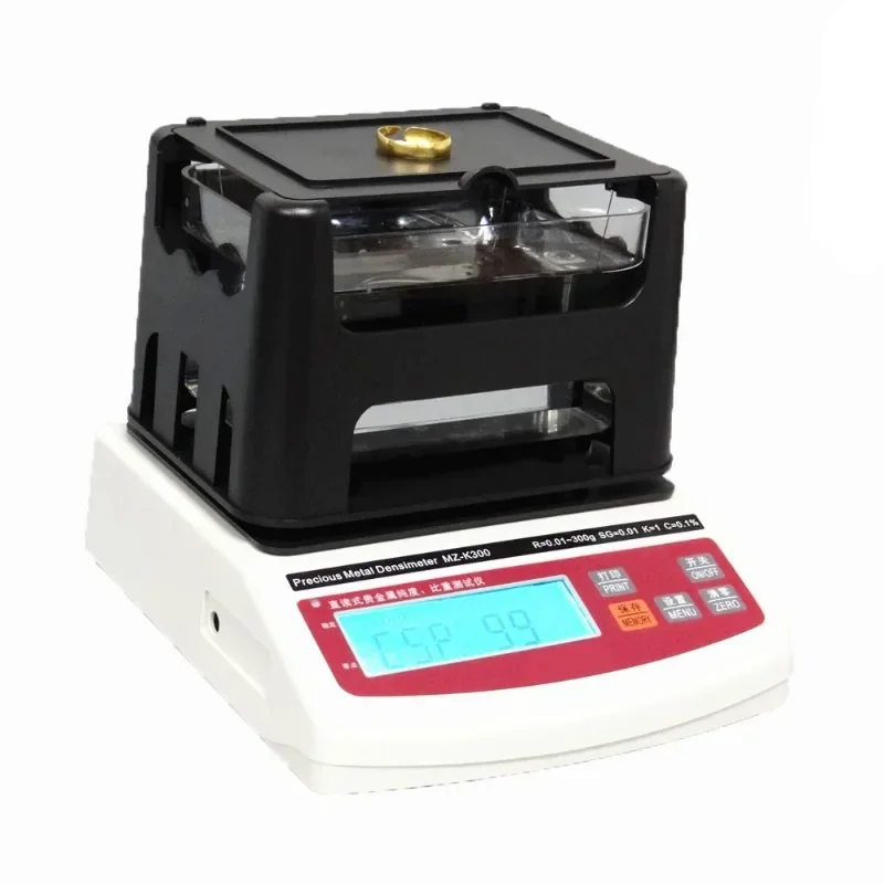 MZ-K600 Gold Tester Purity Tester Specific Gravity Balance 600g/0.01g/cm3 for Precise Metal Analysis
MZ-K600 Gold Tester Purity Tester Specific Gravity Balance 600g/0.01g/cm3 for Precise Metal Analysis
