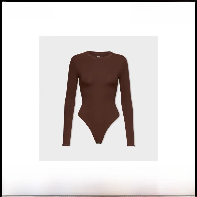 Боди из чистого хлопка с эффектом похудения, с длинными рукавами, облегающее, прямого кроя, со средней талией, короткие шорты, удобная повседневная одежда
Боди из чистого хлопка с эффектом похудения, с длинными рукавами, облегающее, прямого кроя, со средней талией, короткие шорты, удобная повседневная одежда