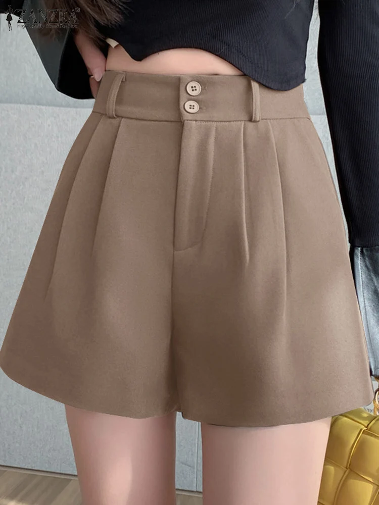 ZANZEA 2024 Women Elegant Summer Shorts High Waist Solid OL Work Pants Casual Trousers Female Loose Holiday Palazzo Streetwear
ZANZEA 2024 Women Elegant Summer Shorts High Waist Solid OL Work Pants Casual Trousers Female Loose Holiday Palazzo Streetwear