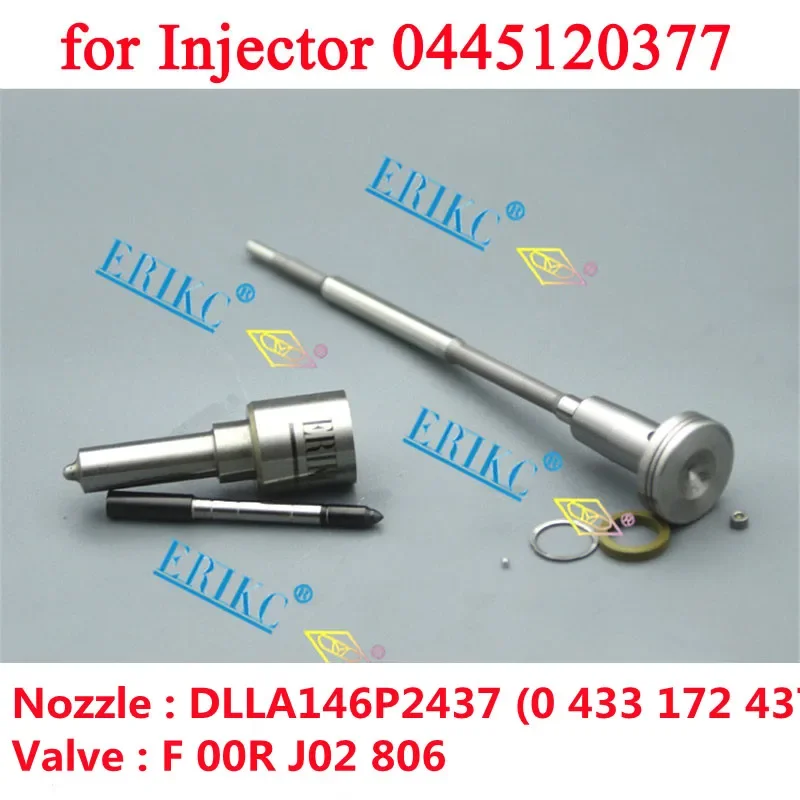F00RJ03592 Spray Nozzle DLLA146P2437(0433172437) VALVE F00RJ02806 for 0445120377 Diesel Injector Repair Kits
F00RJ03592 Spray Nozzle DLLA146P2437(0433172437) VALVE F00RJ02806 for 0445120377 Diesel Injector Repair Kits