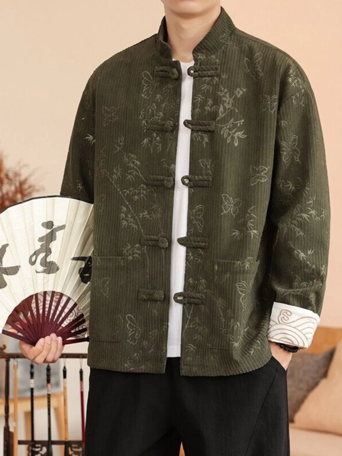 Новый китайский Sle Long Sve Velvet Jaet, осень-зима, теплый воротник-стойка, одна пуговица, растительная цветочная вышивка, M...
Новый китайский Sle Long Sve Velvet Jaet, осень-зима, теплый воротник-стойка, одна пуговица, растительная цветочная вышивка, M...