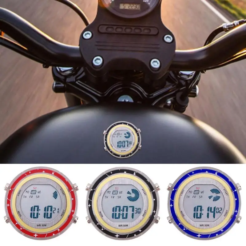 Mini Motorcycle Clock Waterproof Stick-On Motorbike Mount Watch Digital Display Universal Waterproof Clock For Car SUV Vehicle
Mini Motorcycle Clock Waterproof Stick-On Motorbike Mount Watch Digital Display Universal Waterproof Clock For Car SUV Vehicle