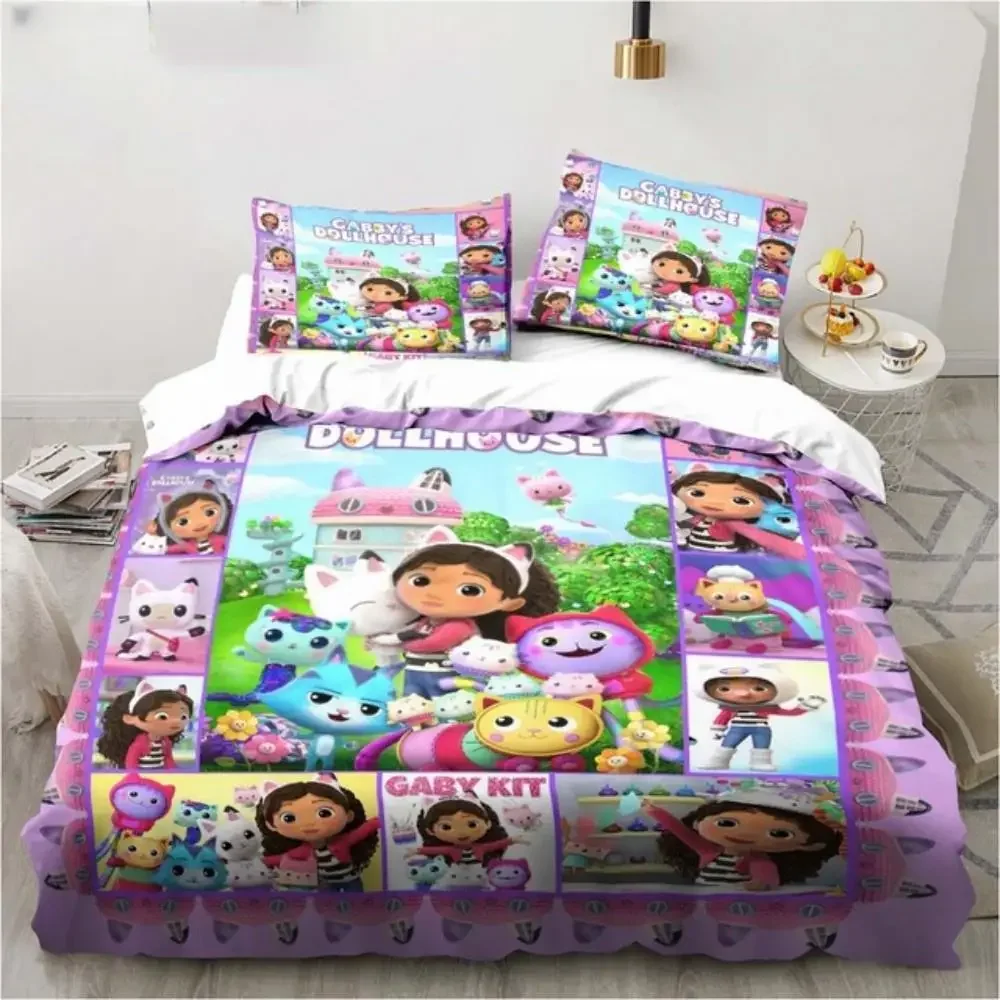 Комплект постельного белья Gabby's Dollhouse, наволочки с героями мультфильмов, пододеяльник для девочек, детский подарок, Sing Twin Full Queen, милый кавайный 3D пододеяльник
Комплект постельного белья Gabby's Dollhouse, наволочки с героями мультфильмов, пододеяльник для девочек, детский подарок, Sing Twin Full Queen, милый кавайный 3D пододеяльник