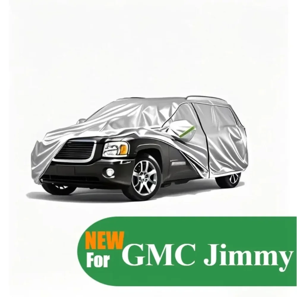 Five-layer all-weather waterproof Oxford cloth car cover for GMC Jimmy sun-resistant silver full Car cover with a storage bag
Five-layer all-weather waterproof Oxford cloth car cover for GMC Jimmy sun-resistant silver full Car cover with a storage bag