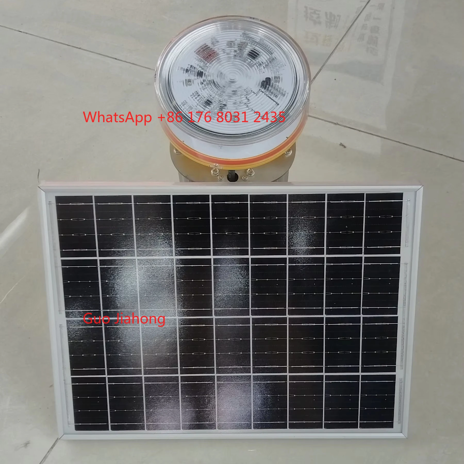 Solar FAA Obstruction Lights L-810 Internal Day/Night Photocell Switch Red Obstruction Lighting All-in-one Solar Powered System
Solar FAA Obstruction Lights L-810 Internal Day/Night Photocell Switch Red Obstruction Lighting All-in-one Solar Powered System