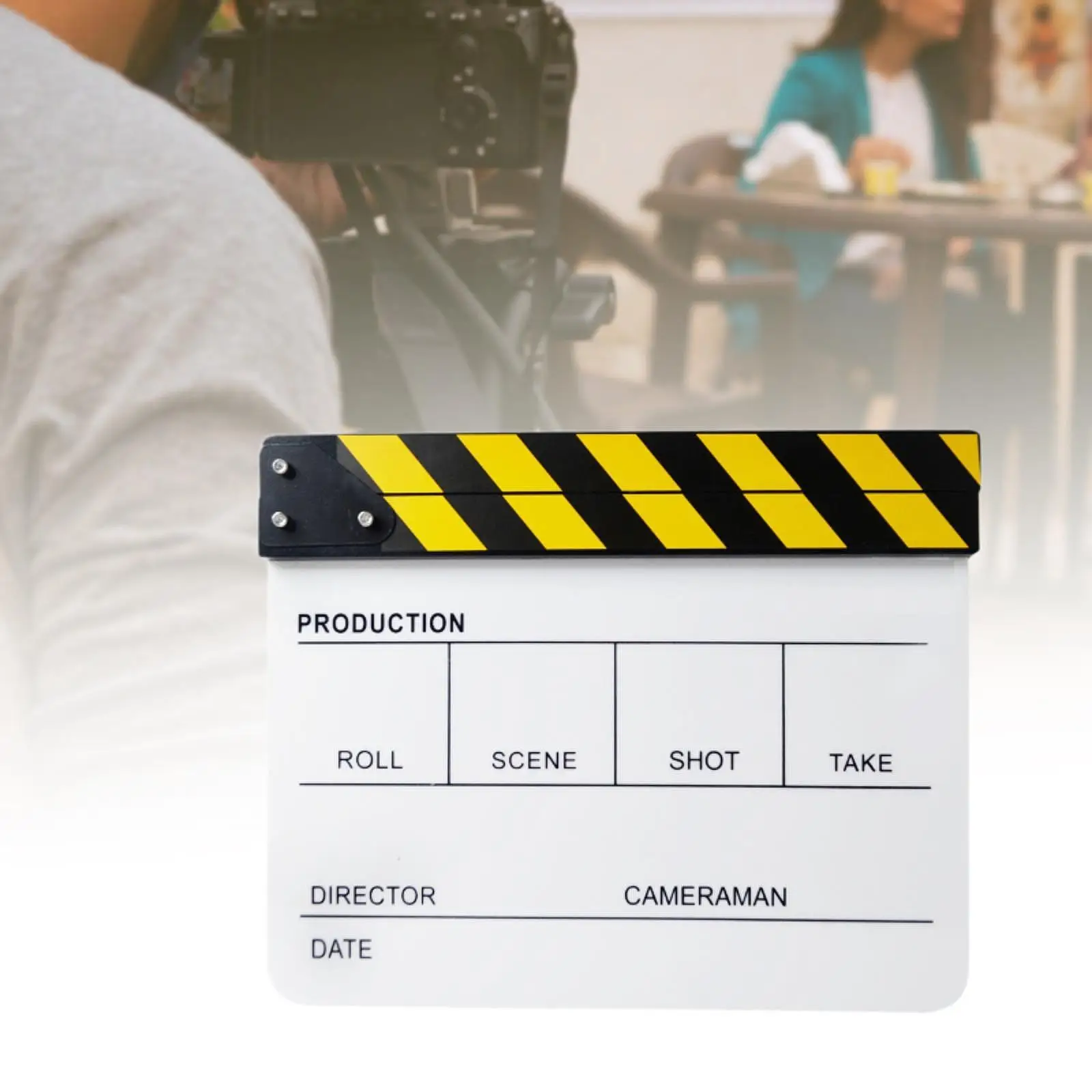 Film Movie Clapboard Photography Studio Decoration Accessory Movie Theater Props Decor Filming Slate Video TV Clapper Board
Film Movie Clapboard Photography Studio Decoration Accessory Movie Theater Props Decor Filming Slate Video TV Clapper Board