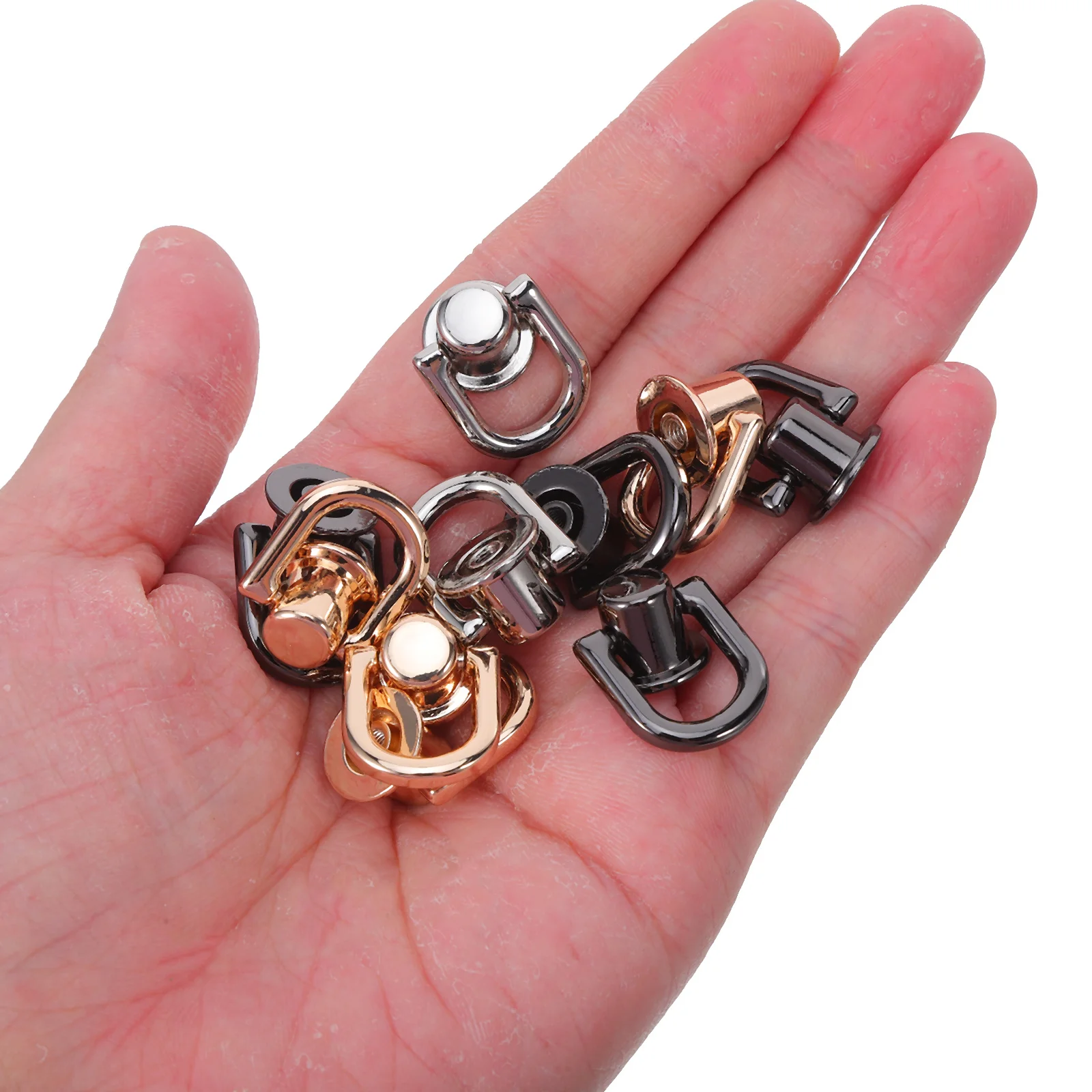 12Pcs Bag Hardware Supplies Zinc Alloy D Rings for Purse Using Scratch-Resistant Surface for Handbag Repair DIY
12Pcs Bag Hardware Supplies Zinc Alloy D Rings for Purse Using Scratch-Resistant Surface for Handbag Repair DIY