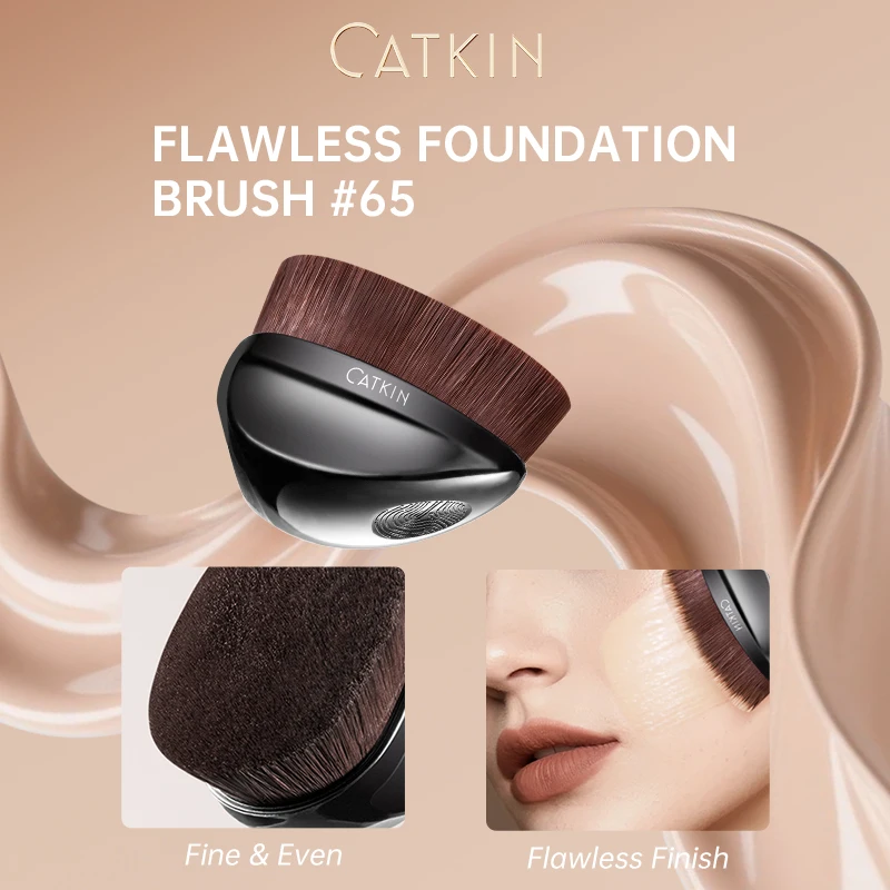 Кисть для макияжа CATKIN с плоским верхом, мягкая и пушистая профессиональная косметическая основа, пудра, тени для век, косметический инструмент
Кисть для макияжа CATKIN с плоским верхом, мягкая и пушистая профессиональная косметическая основа, пудра, тени для век, косметический инструмент