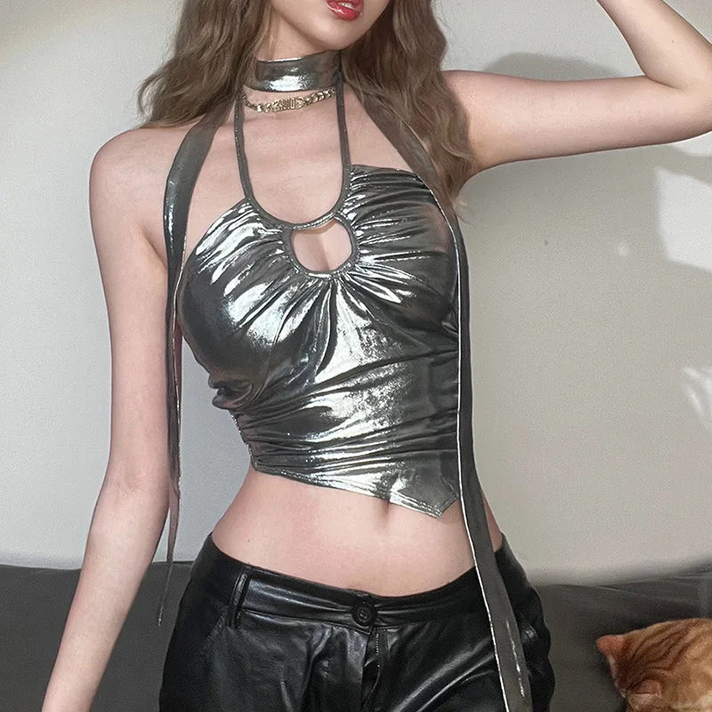 Street Sle Pure Color Slim Fit Women's Tank Top Bal Folded Ne Design Summer New Arrival Faionable Knitted Vest
Street Sle Pure Color Slim Fit Women's Tank Top Bal Folded Ne Design Summer New Arrival Faionable Knitted Vest