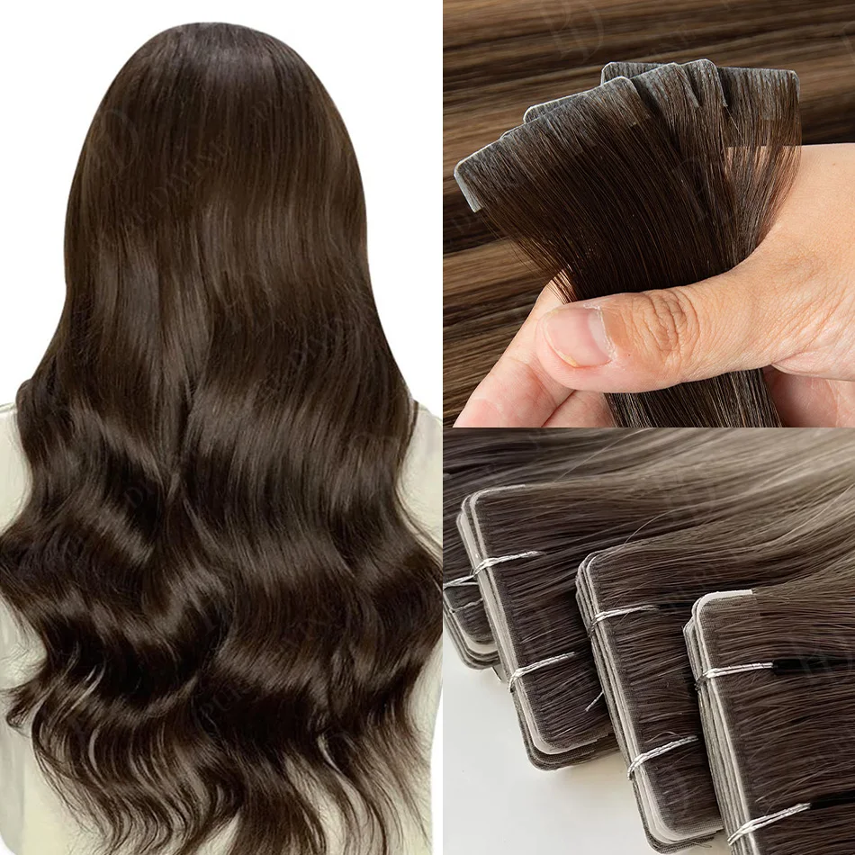 Invisible Tape in Hair Extensions Real Human Hair Seamless PU Skin Weft Human Hair Tape ins 2.5g/pc 50g/set 22 24 Inches
Invisible Tape in Hair Extensions Real Human Hair Seamless PU Skin Weft Human Hair Tape ins 2.5g/pc 50g/set 22 24 Inches