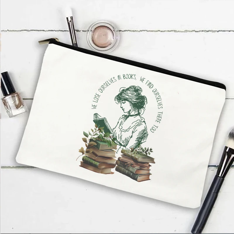 We are lost in books, librarians, makeup bags, book fans, ladies, elegant travel, foldable, reusable medical bags, reading gifts
We are lost in books, librarians, makeup bags, book fans, ladies, elegant travel, foldable, reusable medical bags, reading gifts