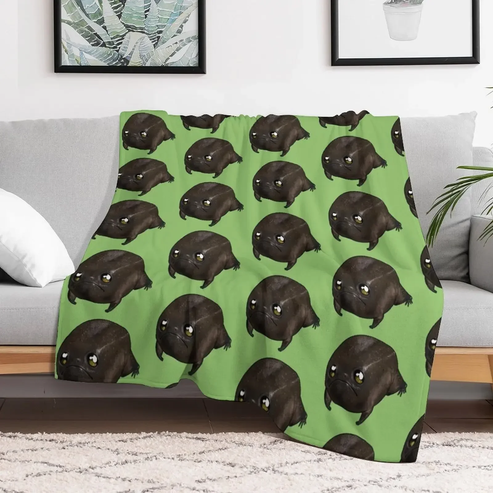Black rain frog (Breviceps fuscus) Throw Blanket Vintage Sofa Blankets 
Black rain frog (Breviceps fuscus) Throw Blanket Vintage Sofa Blankets