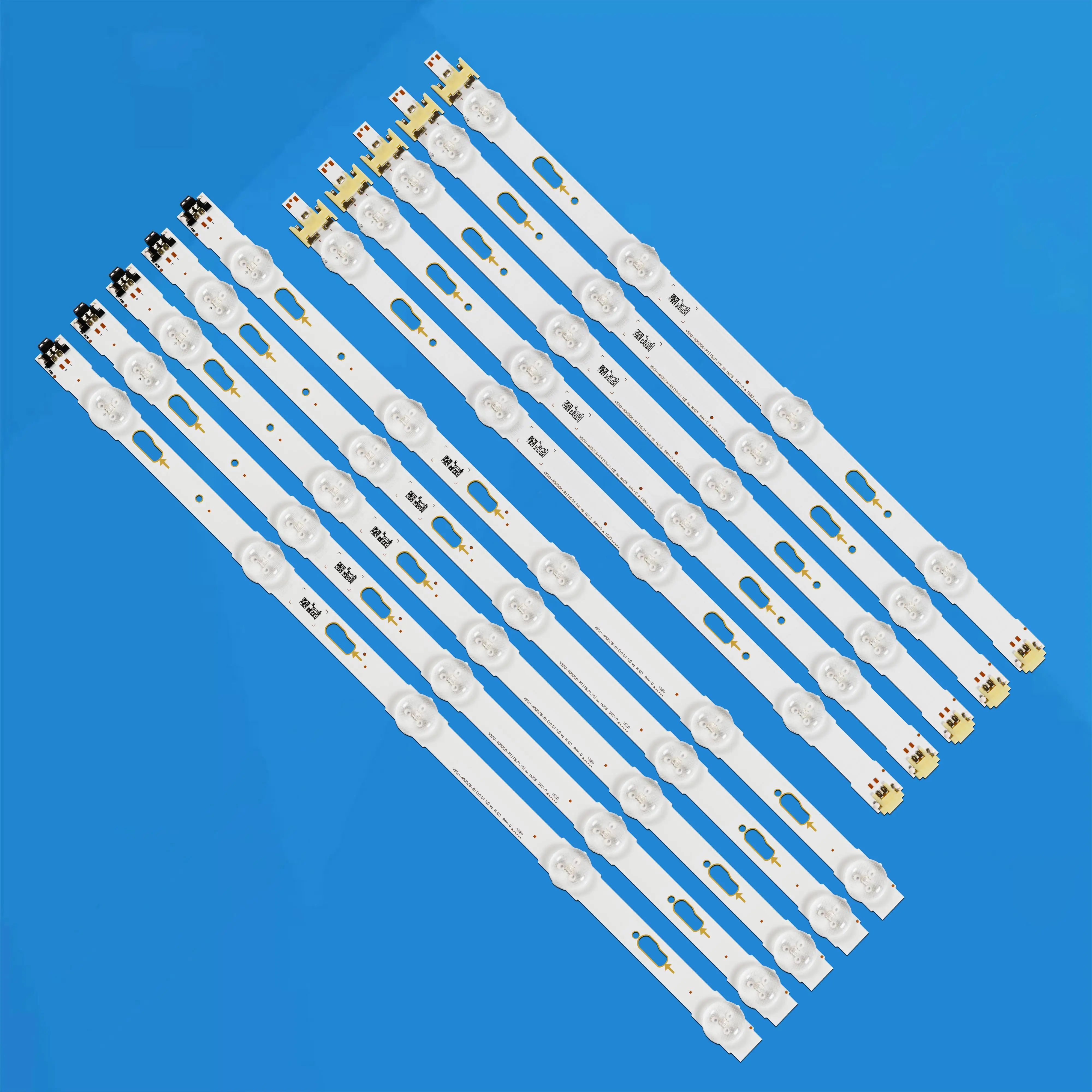 805mm LED Backlight Lamp strip 9leds For UA40JU5900 UA40JU5920 UE40JU6000 UE40JU6500 BN41-02375A LM41-00120R/S CY-GJ040HGLV3H
805mm LED Backlight Lamp strip 9leds For UA40JU5900 UA40JU5920 UE40JU6000 UE40JU6500 BN41-02375A LM41-00120R/S CY-GJ040HGLV3H