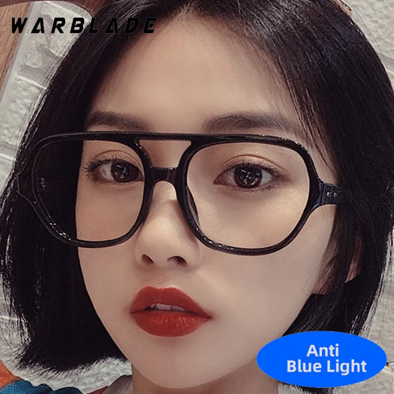 Punk Pilot Double Bridge New Fashion Reading Women Eye Protection Glasses Fashion Brand Men Office Work Anti-Blue Light Eyewear 
Punk Pilot Double Bridge New Fashion Reading Women Eye Protection Glasses Fashion Brand Men Office Work Anti-Blue Light Eyewear